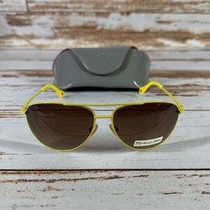 Michael Stars Sunglasses Lemon Women 63-14-130 Used
